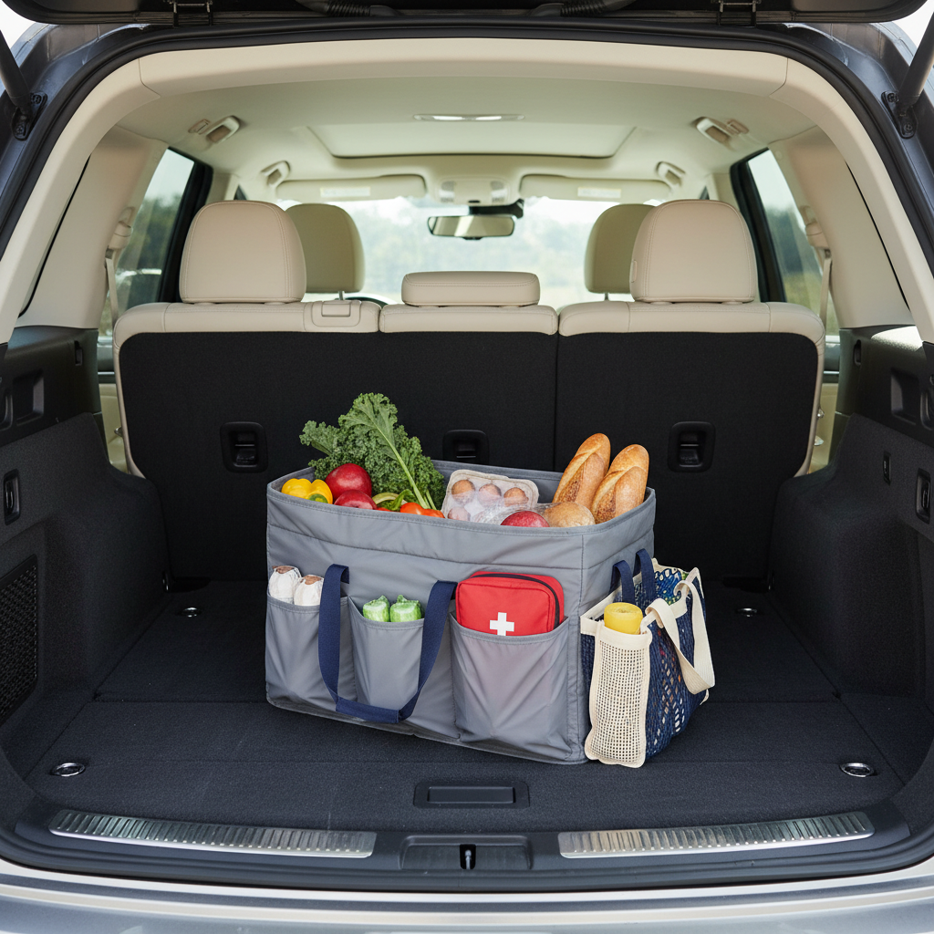 A Large Capacity Collapsible Cargo Organizer Bag You Only Need Once: Prevent Trunk Chaos, Not Daily Frustration