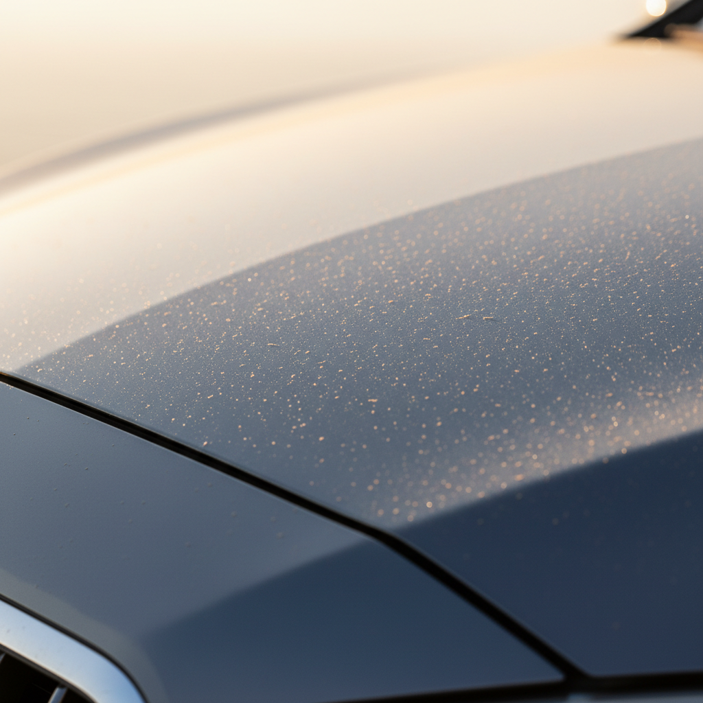 Ignored Dust on Your Car's Paint Now, Scratched Clear Coat Later — Prevented by a Wooden Handle Car Duster