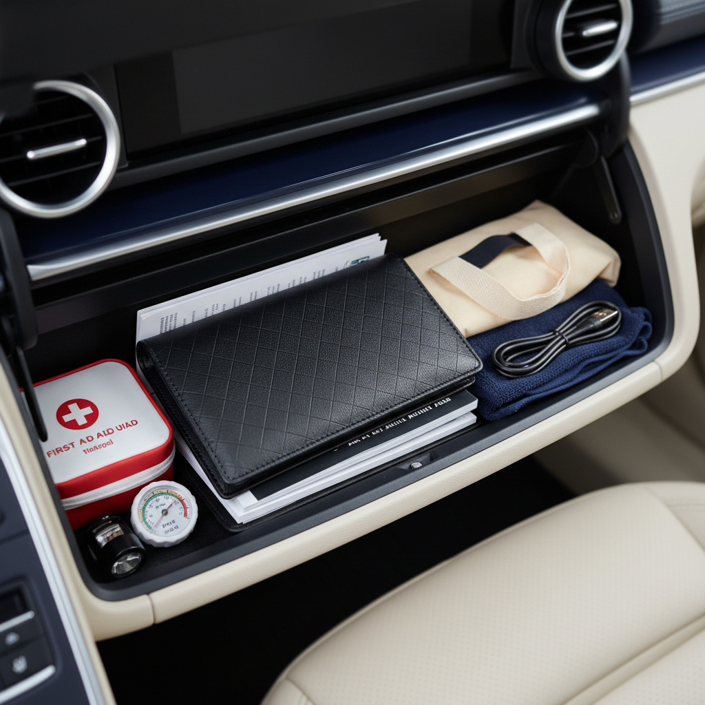 What Smart Car Owners Spend on a Quality Registration Holder and Skip the Fancy Extras in Glove Box Organization