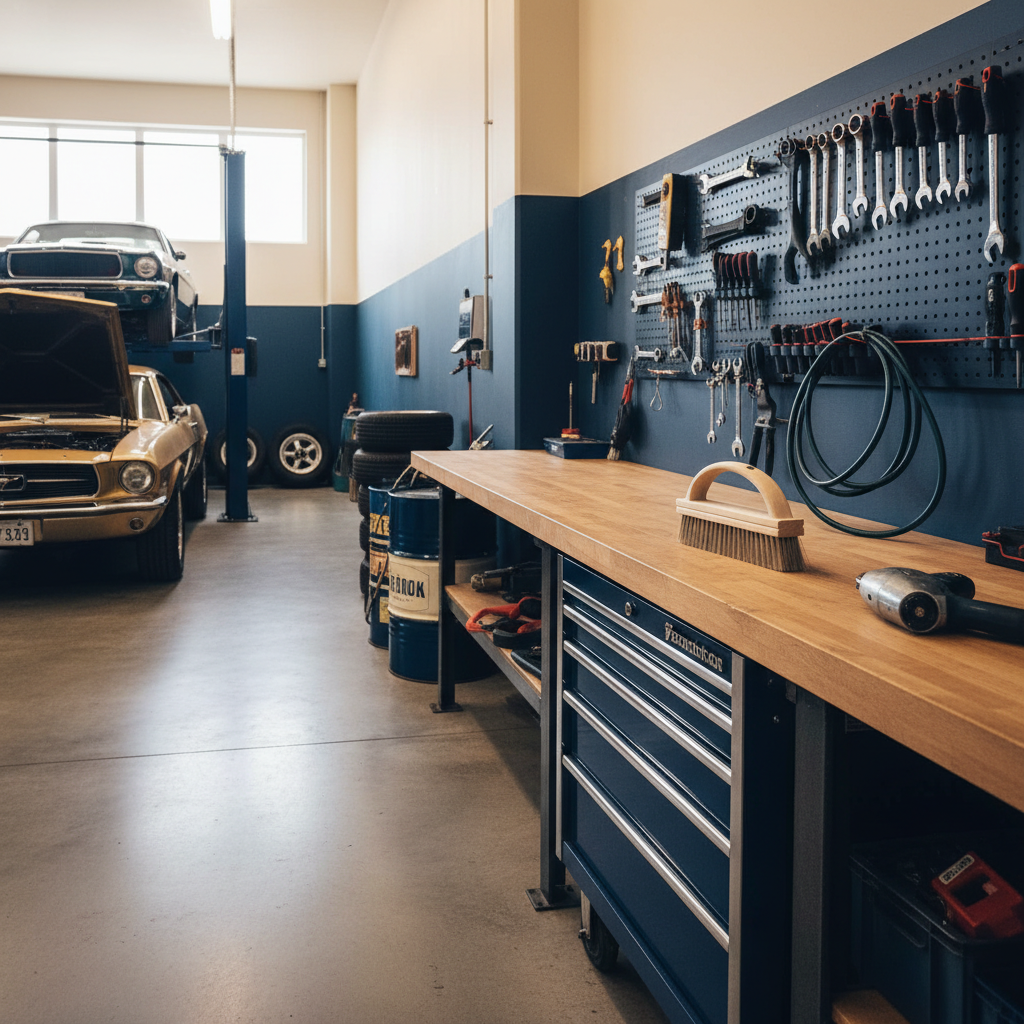 Beyond Bristle Count: What Really Separates a Great Shop Bench Brush for Car Workshop Cleaning