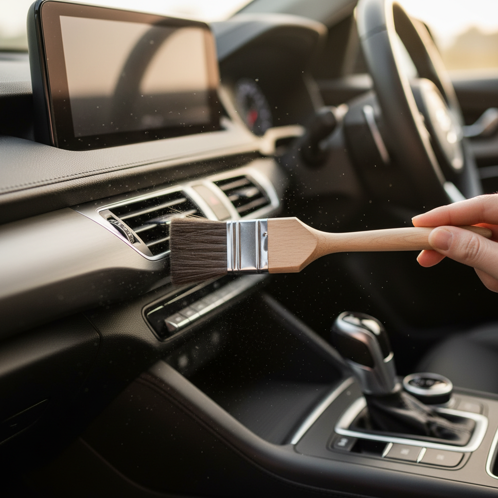 From Dusty Vents to Spotless Interiors: A Step-by-Step Soft Bristle Brush Narrow Vent Crevice Cleaning Guide for New Car Owners