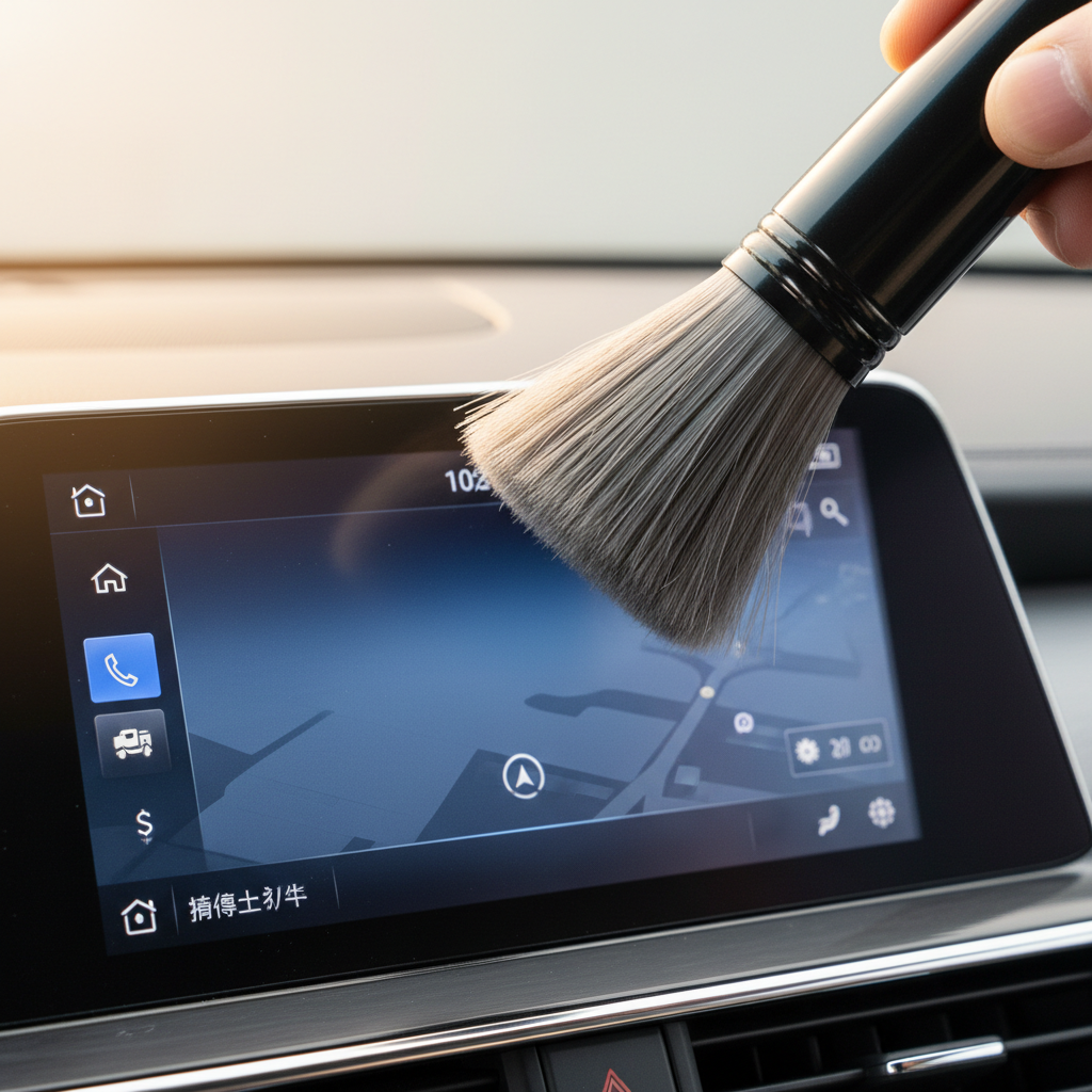 Bristle Hardness, Not Brand Name: What Actually Produces Scratch-Free Results When Using a Brush on Your Infotainment Screen