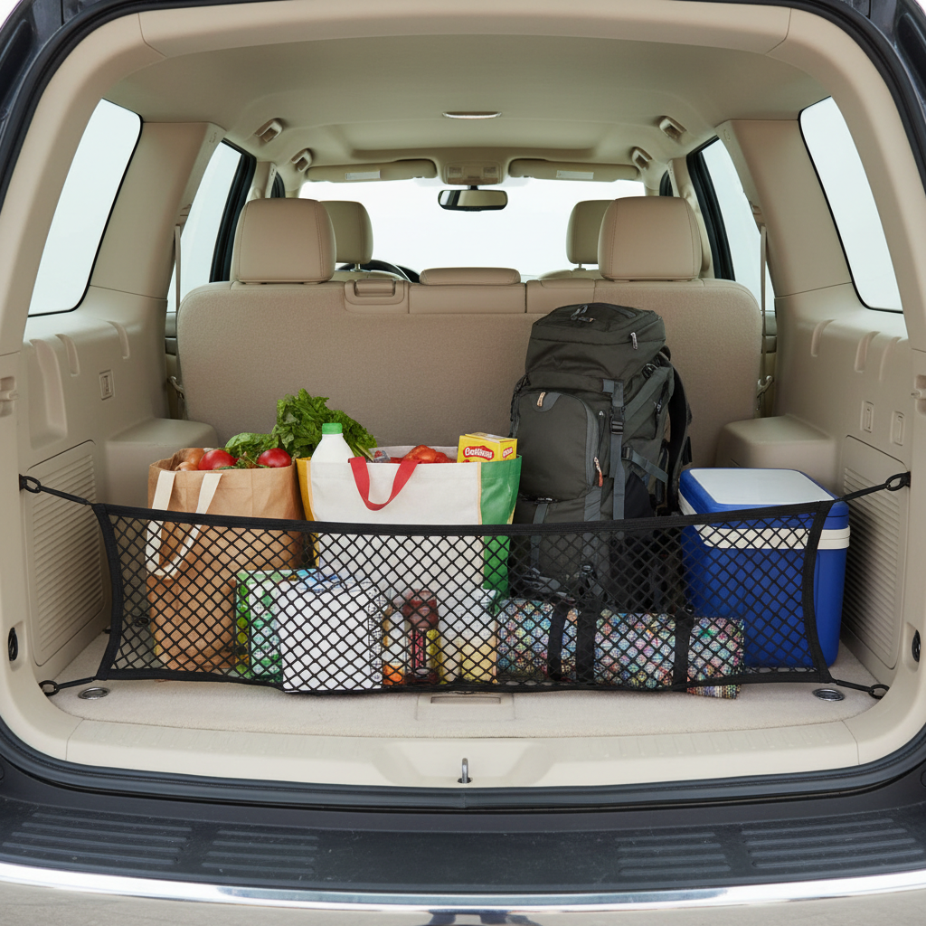 What a Bungee Cord Cannot Do: Heavy Loads Shifting on the Road, Where a Cargo Net for SUV Truck Bed Takes Over