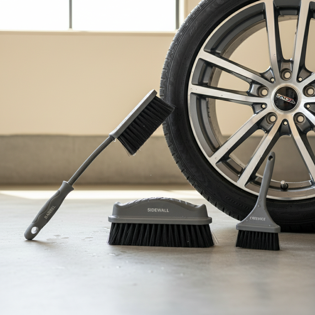 Brake Dust Won't Budge and Tire Sidewalls Stay Gray: The Wheel and Tire Brush Set Gap Most Drivers Miss