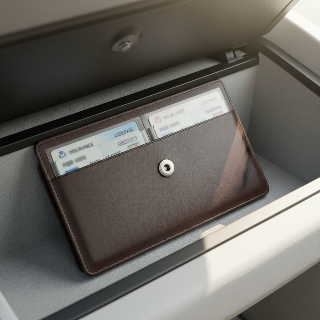 Why a Magnetic Closure Makes All the Difference in a Vehicle Glove Box Document Organizer