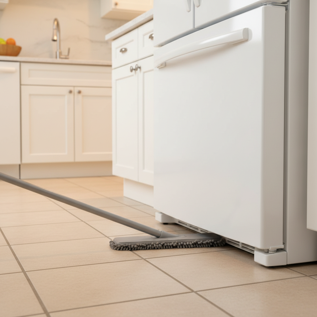 That Thick Layer of Dust Under Your Fridge Isn't Going Anywhere — Until You Use the Right Tool