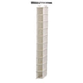 311322 Hanging Shoe Storage Organizer for Closets |10 Pocket Shelves | Natural Canvas