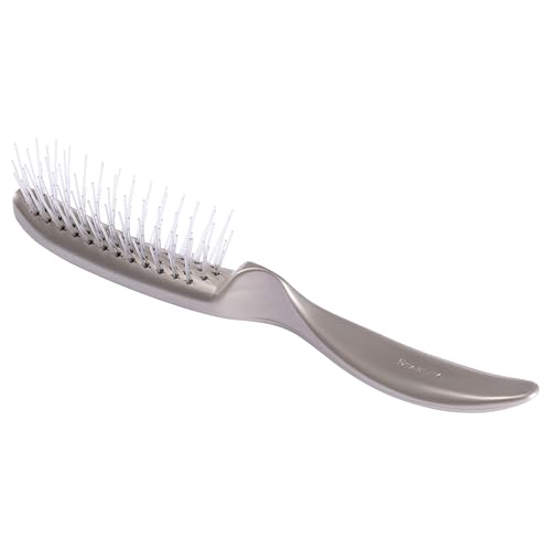 Essentials Style Glider Hairbrush – Detangles - Use on Wet or Dry Hair - Acute Bristles (Pewter) - view 6