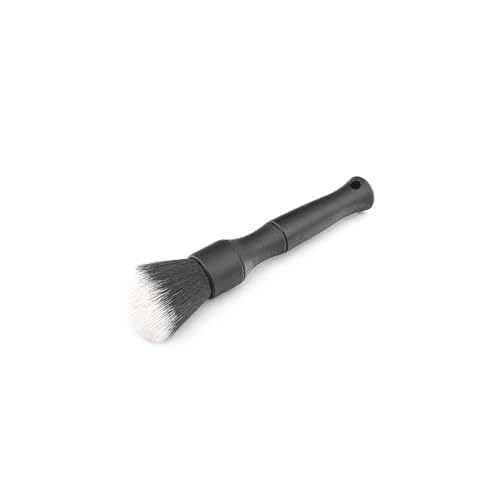 Synthetic Detailing Brush Set - Long & Short Brush - Ultra-Soft Interior Car Cleaning Brushes for, Screens, Emblems, & Tight Spaces - Black - view 3