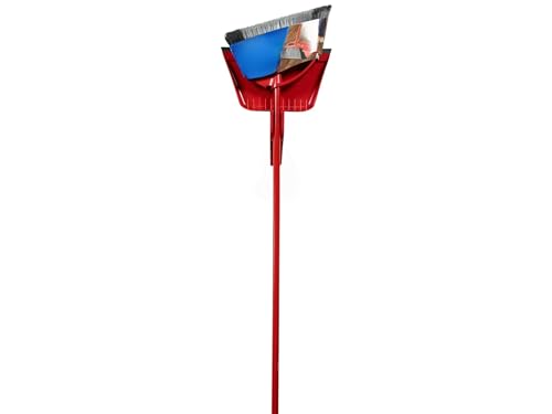Broom with Dustpan Combo Set, Step-On Dustpan, V-Shaped Bristles - view 7