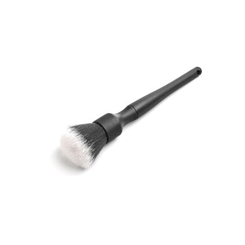 Synthetic Detailing Brush Set - Long & Short Brush - Ultra-Soft Interior Car Cleaning Brushes for, Screens, Emblems, & Tight Spaces - Black - view 2