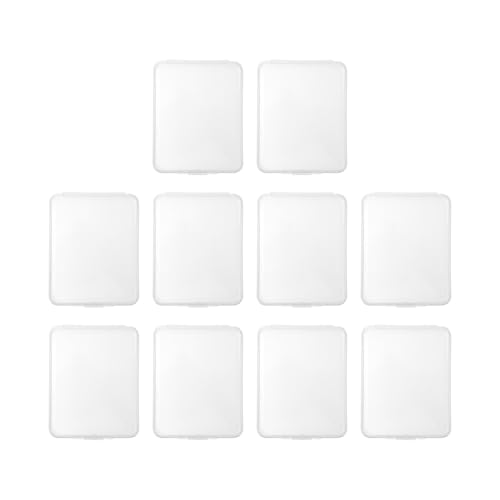 10pcs Makeup Sponge Cases, PP Storage Containers with Dustproof Lids