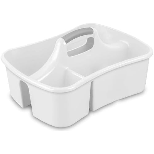 Extra Large 5 Gallon Divided Cleaning Caddy Organizer with Handle