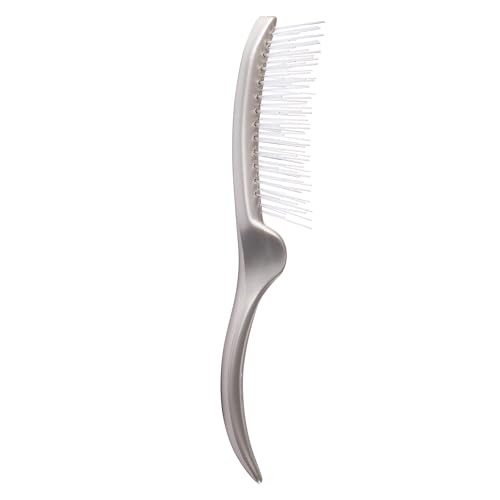 Essentials Style Glider Hairbrush – Detangles - Use on Wet or Dry Hair - Acute Bristles (Pewter) - view 5
