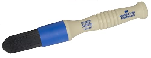 Parts Brush AS101 Atlasta Soft Bristle Brush for Cleaning auto Engine Parts, Small Motors, Car Exteriors and Interiors, Boats, Household Grime, etc.