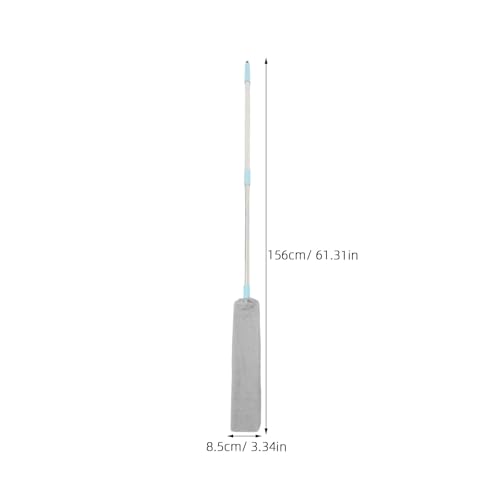 Extendable Microfiber Duster with Retractable Brush for Cleaning High Ceilings, Furniture Gaps, and Ceiling Fans – Lightweight Electrostatic Dust Remover for Home and Bed Cleaning - view 2