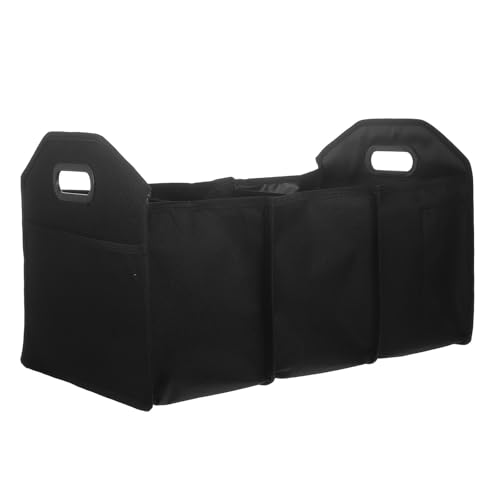 Oxford Cloth Car Trunk Storage Organizer, Multiple Compartments Foldable