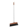 Anti-Static Floor Sweeper Broom with Horse Tail Hair Bristles and Stainless Steel Handle for Indoor Cleaning Kitchen Bathroom and Hardwood Floors