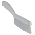13/16 in W Scrub Brush, Stiff, 11 51/64 in L Handle, 5 51/64 in L Brush, White, Plastic 41955-1 Each