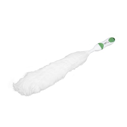 22 in Green and White Polypropylene Duster, Washable, 10 Ct