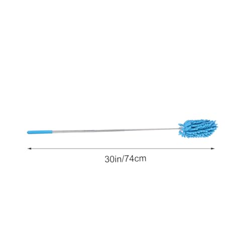 Chenille Microfiber Duster with Easy Grip Telescopic Handle 29 Inch Extendable Wand for Dusting Ceiling Fans Furniture Blinds and Shutters - view 2