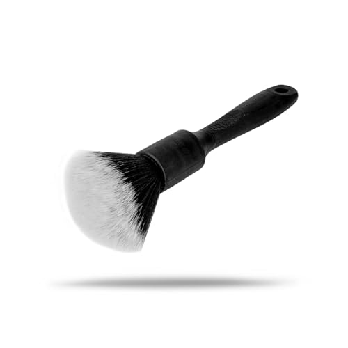 Small Universal Black ESS Ever So Soft Detailing Brush – Professional Brush for Interior, Exterior, Leather Seats, Engine Bay & Wheels – Premium Car Care Detailing Tool