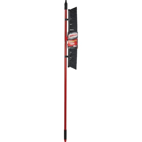 LIBMAN 801.0 Push Broom with Resin Block, Fine Duty Bristles, 24" - view 2