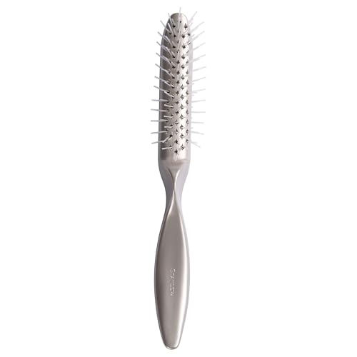 Essentials Style Glider Hairbrush – Detangles - Use on Wet or Dry Hair - Acute Bristles (Pewter)