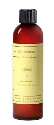 Sorbet Fragrance Diffuser Oil Refill - Aromatherapy, Scented Air Freshener Deodorizer Oil, Scented Refill for Home, Kitchen, Living Room Home Decor Lemon, Grapefruit, Lime, Musk Notes 4oz - view 3