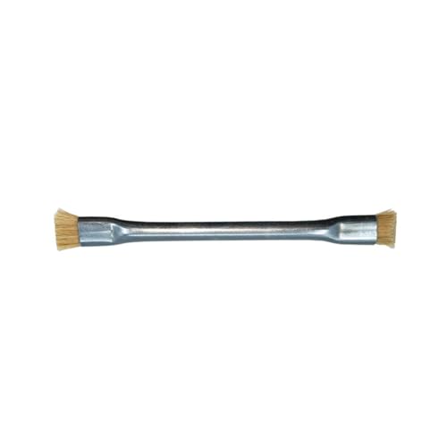 Double Head Anti Static Cleaning Brush for Keyboards, Silver