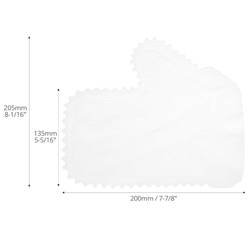 White Microfiber Dusting Gloves, 60 Pieces Dusting Mitt, Wipes Feather Dusters, Dual-Sided Disposable - view 3
