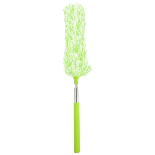 Telescopic Microfiber Duster Wand with Bendable Head, Reusable Cleaner