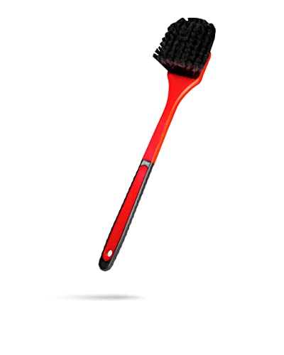 Fender Brush - Rubberized, Professional Long Handle Car Wash Brush