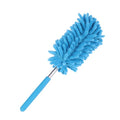 Chenille Microfiber Duster with Easy Grip Telescopic Handle 29 Inch Extendable Wand for Dusting Ceiling Fans Furniture Blinds and Shutters