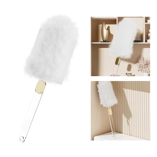Electrostatic Microfiber Duster Handheld Dusting Wand with Static Adhesion Lightweight and Washable for Home Office and Car Cleaning - view 5