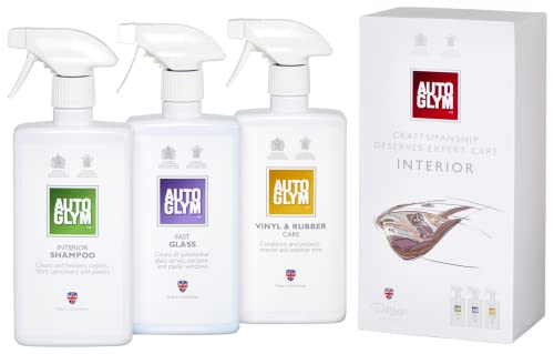 The Collection - Perfect Interiors - The Ideal Car Cleaning Kit That Includes Interior Shampoo, Fast Glass, and Vinyl & Rubber Care