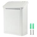 Magnetic Laundry Storage, Large Metal Lint Holder Bin with Lid for Laundry Room, Space-Saving Trash Container Hanging on Dryer, Washer or Wall Mount Trash Bin (White)