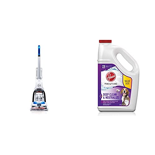 PowerDash Pet Compact Carpet Cleaner Machine, Lightweight, FH50700, Blue Paws & Claws Deep Cleaning Carpet Shampoo, Concentrated Machine Cleaner Solution