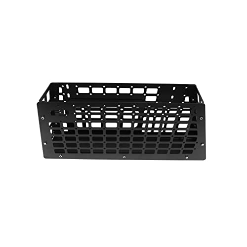 For Toyota FJ Cruiser (XJ10) 2007-2022 MOLLE Panel Storage Basket Trunk Shelf Organizer Interior Rear Cargo Racks Holder (Driver Side Storage Box) - view 4