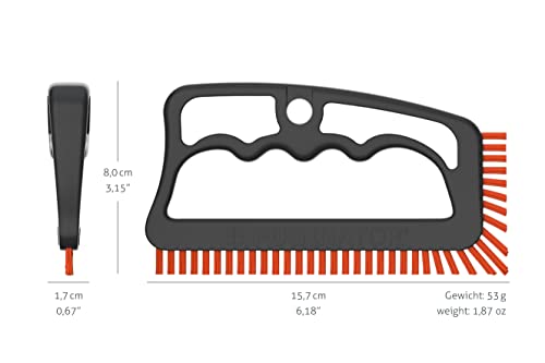 Fuginator Grout Brush, Grey/Orange, Innovation from 100% Recyclables, Household, Patented and Certified with Blue Angel - view 4