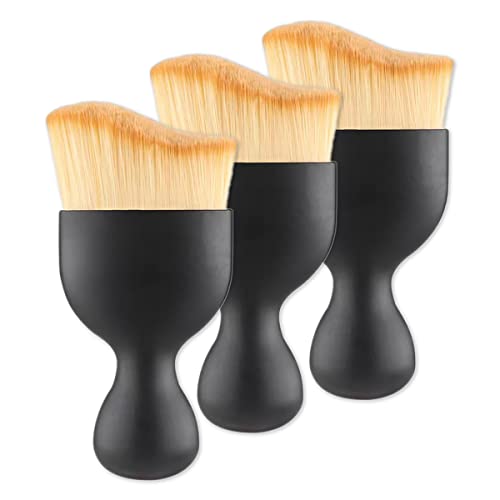 Car Interior Detailing Brush, Auto Interior Soft Hair Removal Brush,Car Brush, Car Cleaning Brush Interior Soft Bristles Detailing Brush Dusting Tool for Car,Home,Office,Computer,Keyboard (3PCS)