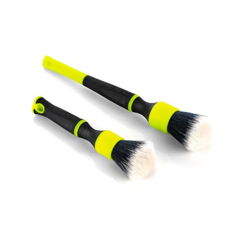 TriGrip Ultra-Soft Detailing Brush Set - Scratch-Free Cleaning for Exterior, Interior Panels, Emblems, Badges, Gauges, Infotainment Screen - Octane Ectoplasm