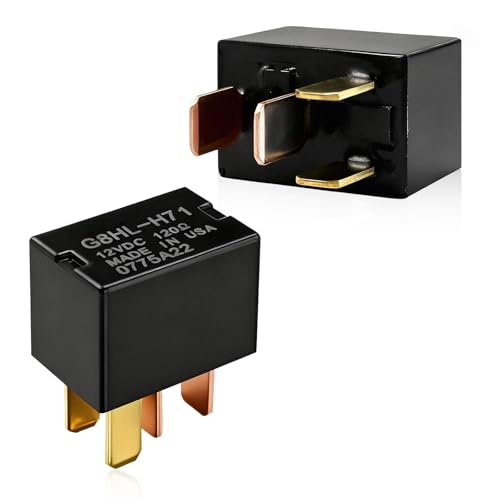 2 PCS Car AC Relay, G8HL-H71 AC & Starter Relays Assembly Replaces 39794-SDA-A03 39794-SDA-A05, 12V 4 Pin Power Relays Replacement Compatible with Accord Civic Element CR-Z