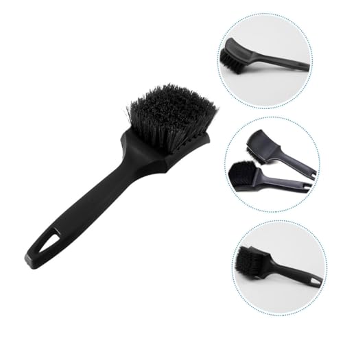 2pcs Car Detailing Brush Hard Bristle Tire Wheel Cleaner for Deep Cleaning Rims and Hubs Essential Tool for Vehicle Detailing and Maintenance - view 4