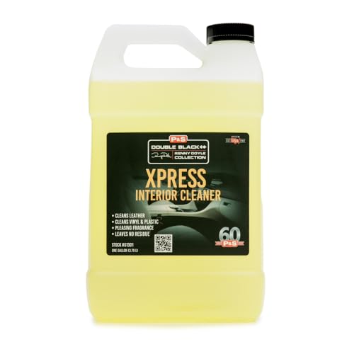 Xpress Interior Cleaner – Safe for Leather, Vinyl, Plastic & More, Removes Dirt, Grease & Oil, No Residue, Fresh Scent, No Dilution Needed - 1 Gallon