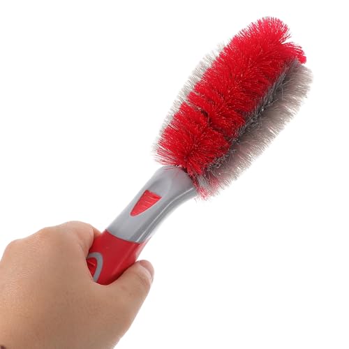 Wheel and Tire Cleaner Kit, Rim Cleaning Brush Set with Non-slip Handle - view 3