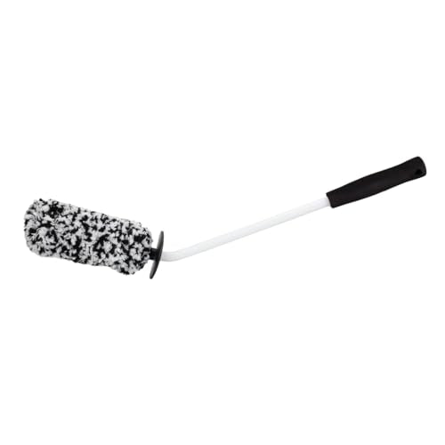 Universal Microfiber Wheel Brush - 45° Angled Reach, Long Handle, Scratch-Free Cleaning, High-Density Soft Microfiber, Safe for Rims, Spokes, Engine Bays & Door Jambs – Car Detailing Tool - view 3