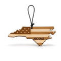 Car Air Freshener - Reusable Wood Diffuser - Hanging Odor Eliminator - North Carolina Patriot - Beach Bum Scent