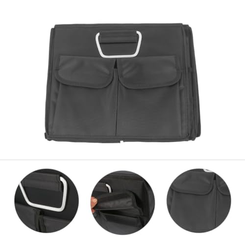 Foldable Car Trunk Storage Organizer 36l with Dividers and Mesh Pockets - view 7