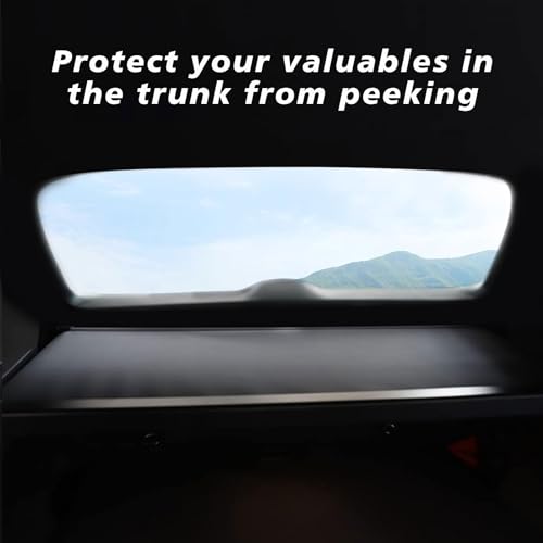 Retractable Trunk Cargo Cover Compatible with Chevy Blazer EV 2026 2025 2024 2023/ Honda Prologue Accessories Interior Accessories, Black Rear Trunk Cargo Shield Privacy Cover - view 5